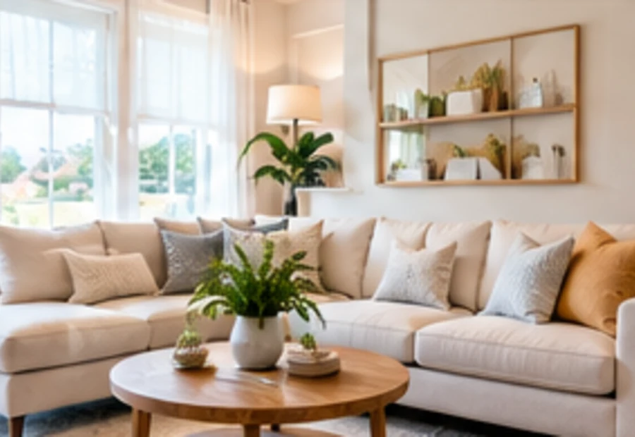 Salon cozy et propre
